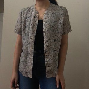 Vintage Button Up Tee